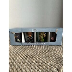 Kingdom Hearts Shot Glasses Set Of 4, Mickey, Donald, Goofy, Sora